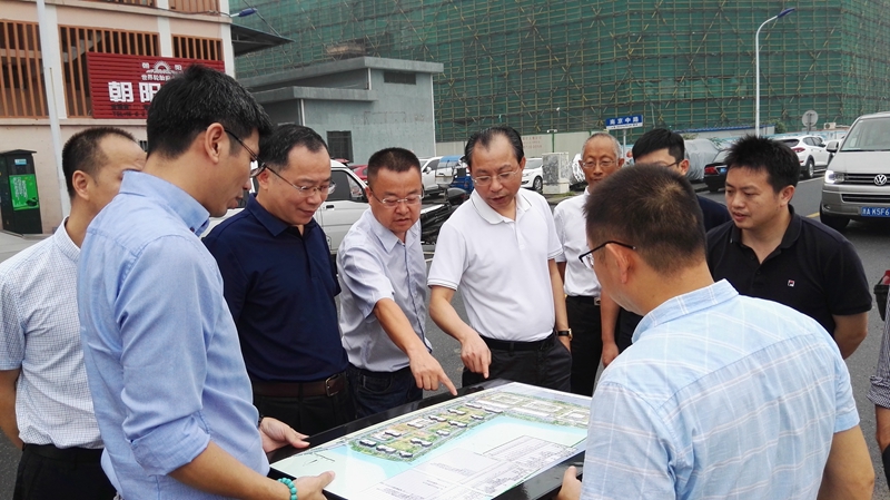 兴合集团总裁施建强调研华都织里项目