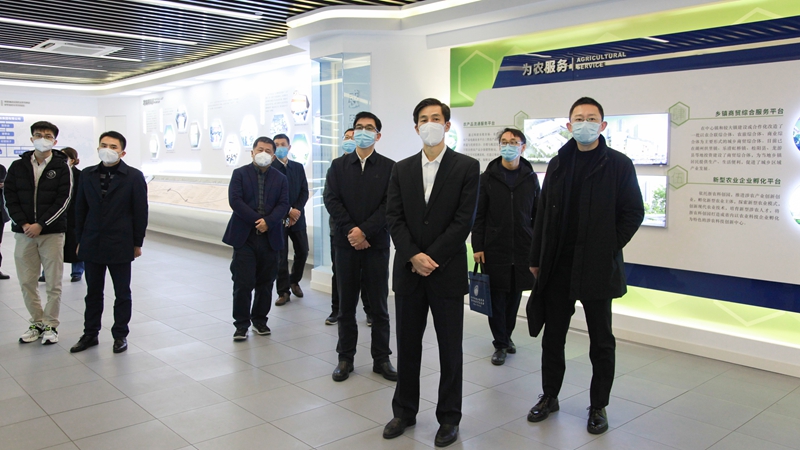 珠海市、杭州市科协领导到浙农科创园参观考察