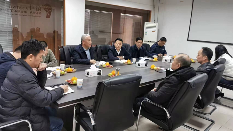 常山县供销社主任王贤龙一行调研唯尔福