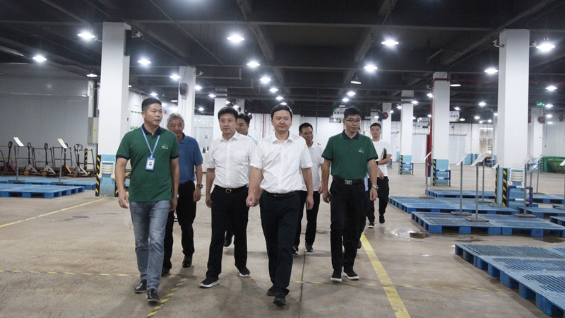 诸暨市委副书记、市长张昆仑到浙农茂阳调研食品安全工作